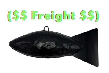 Shark Downrigger Weight 12 LBS Black (Freight $$)